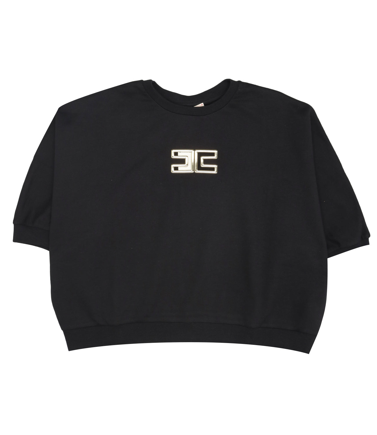 Elisabetta Franchi La Mia Bambina | Felpa Nero Oro