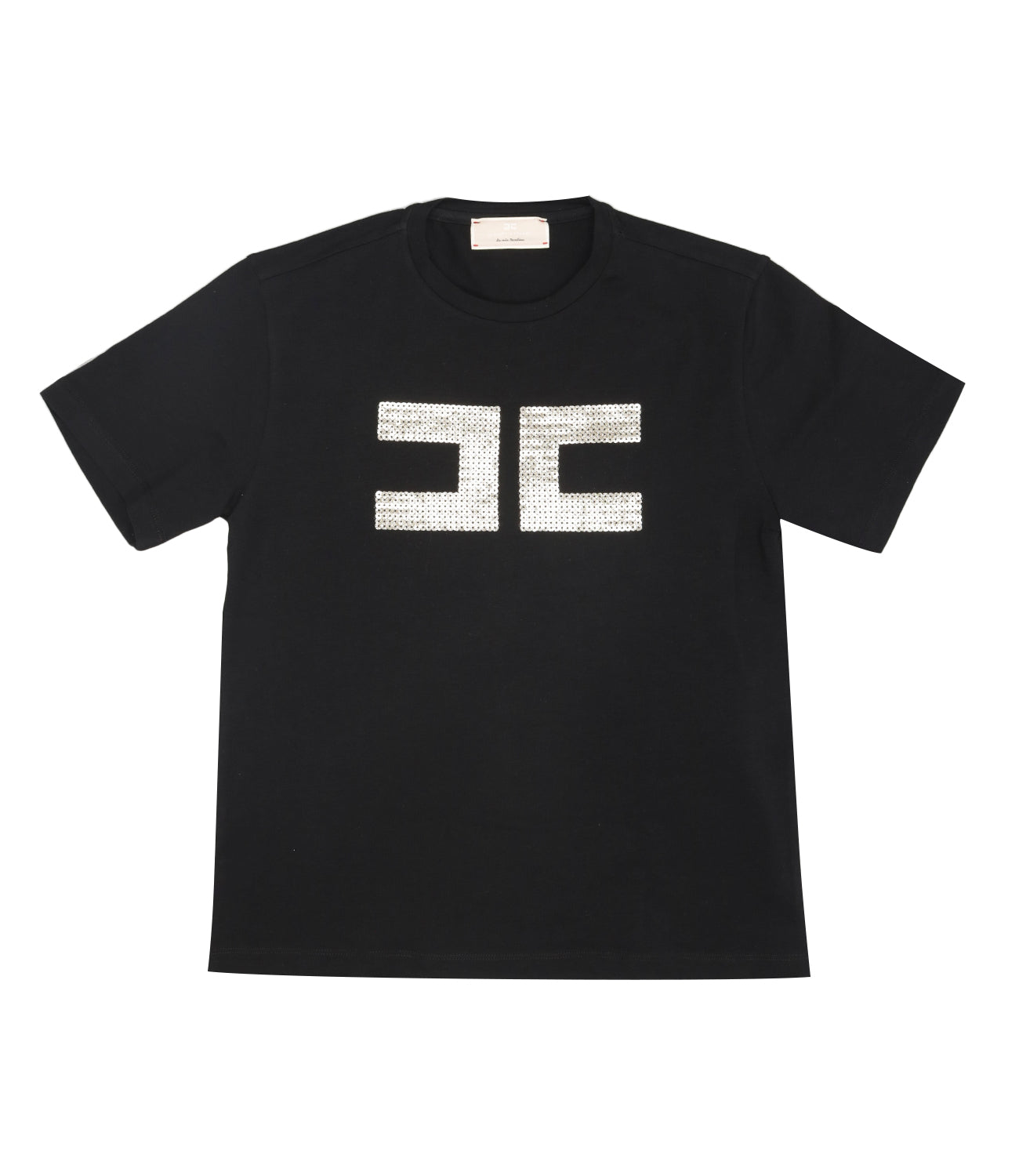 Elisabetta Franchi La Mia Bambina | T-Shirt Nero Oro
