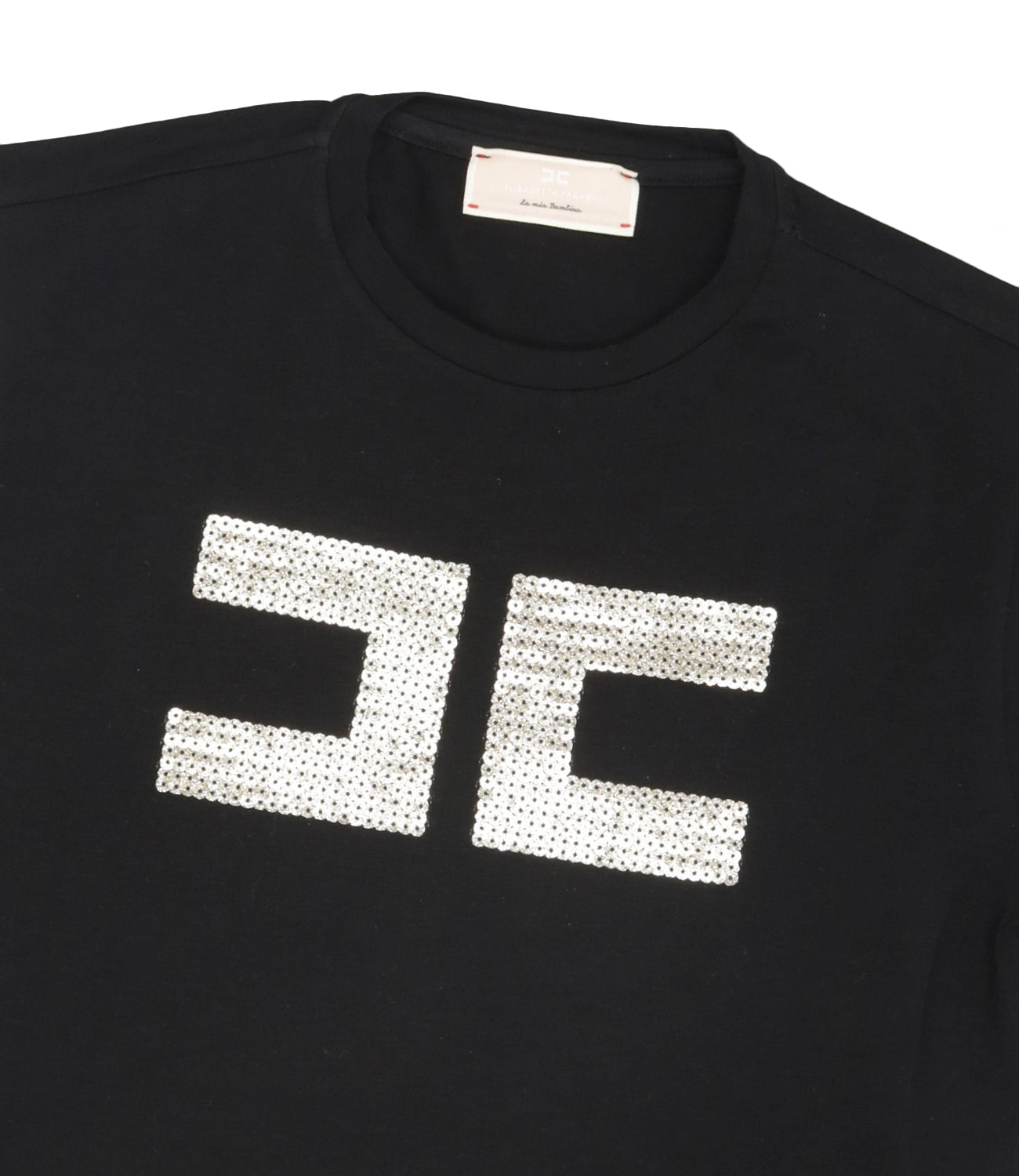Elisabetta Franchi La Mia Bambina | T-Shirt Nero Oro