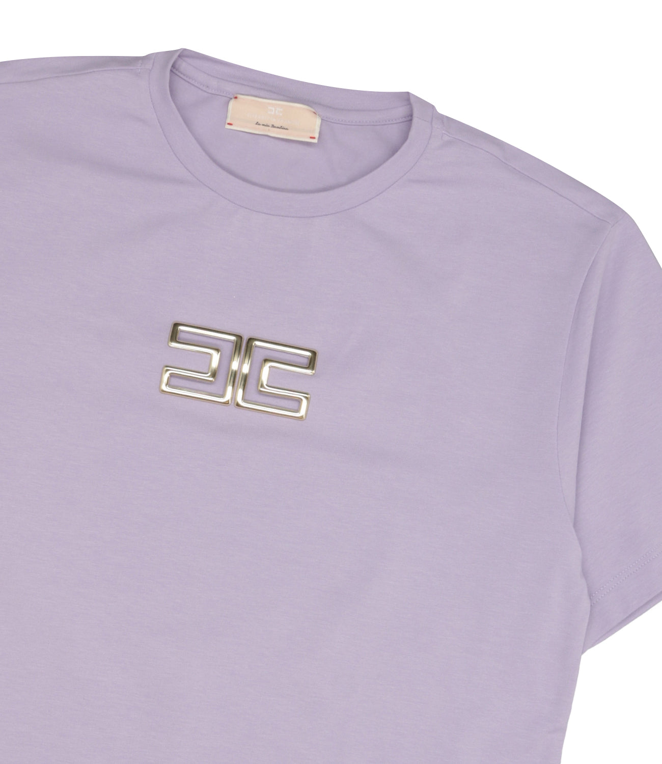Elisabetta Franchi La Mia Bambina | T-Shirt Lilla Oro