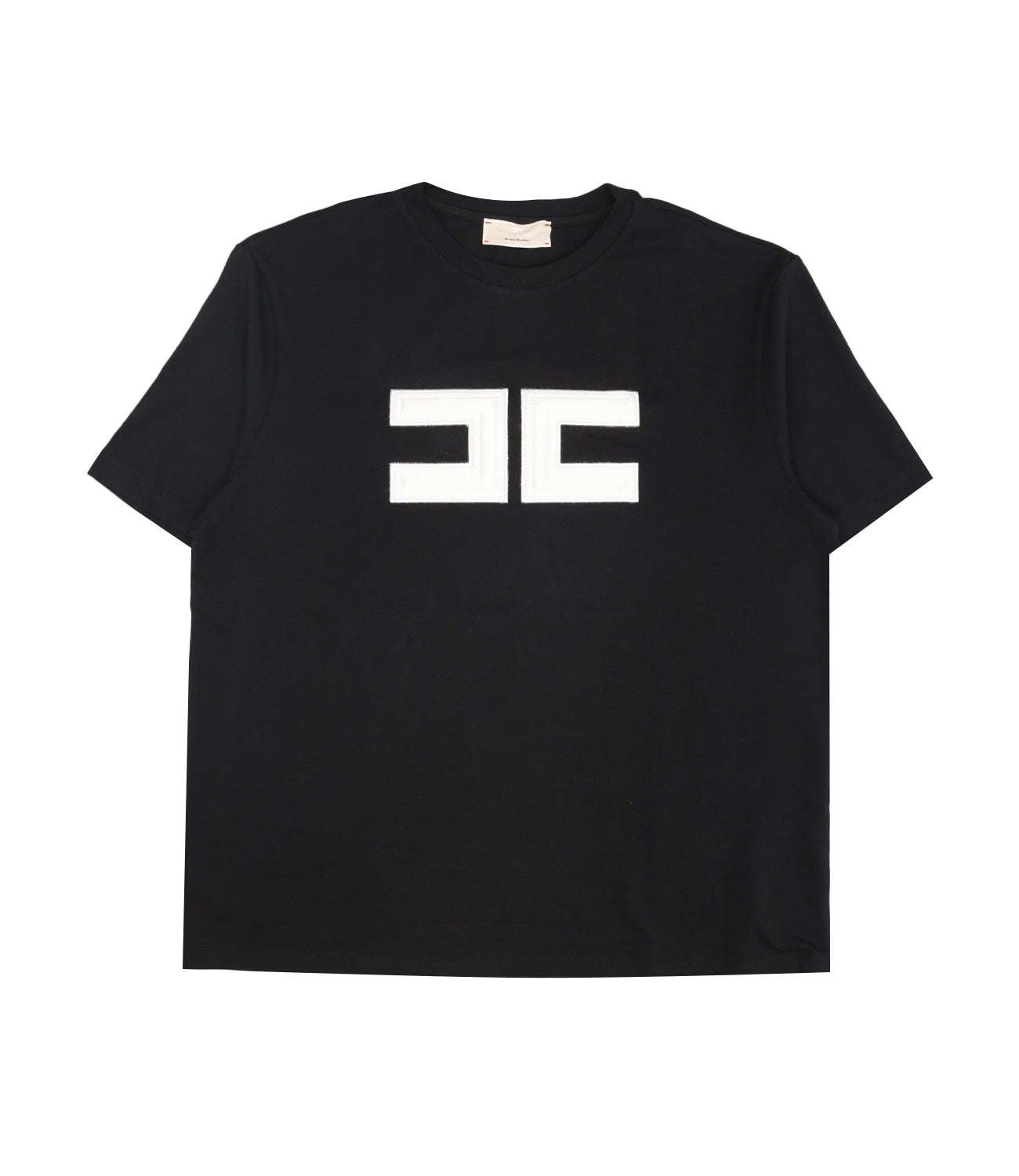 Elisabetta Franchi La Mia Bambina | T-Shirt Nero Avorio
