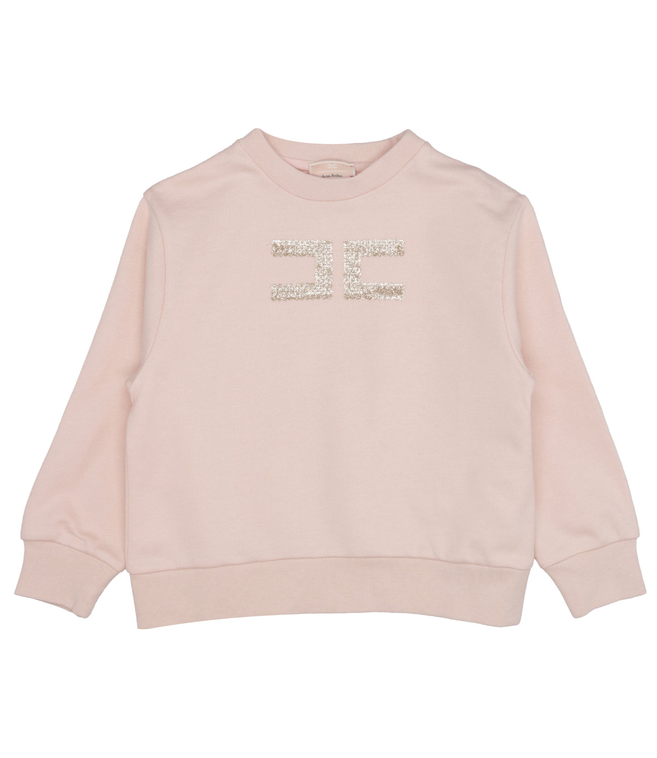 Elisabetta Franchi La Mia Bambina | Felpa Rosa Oro