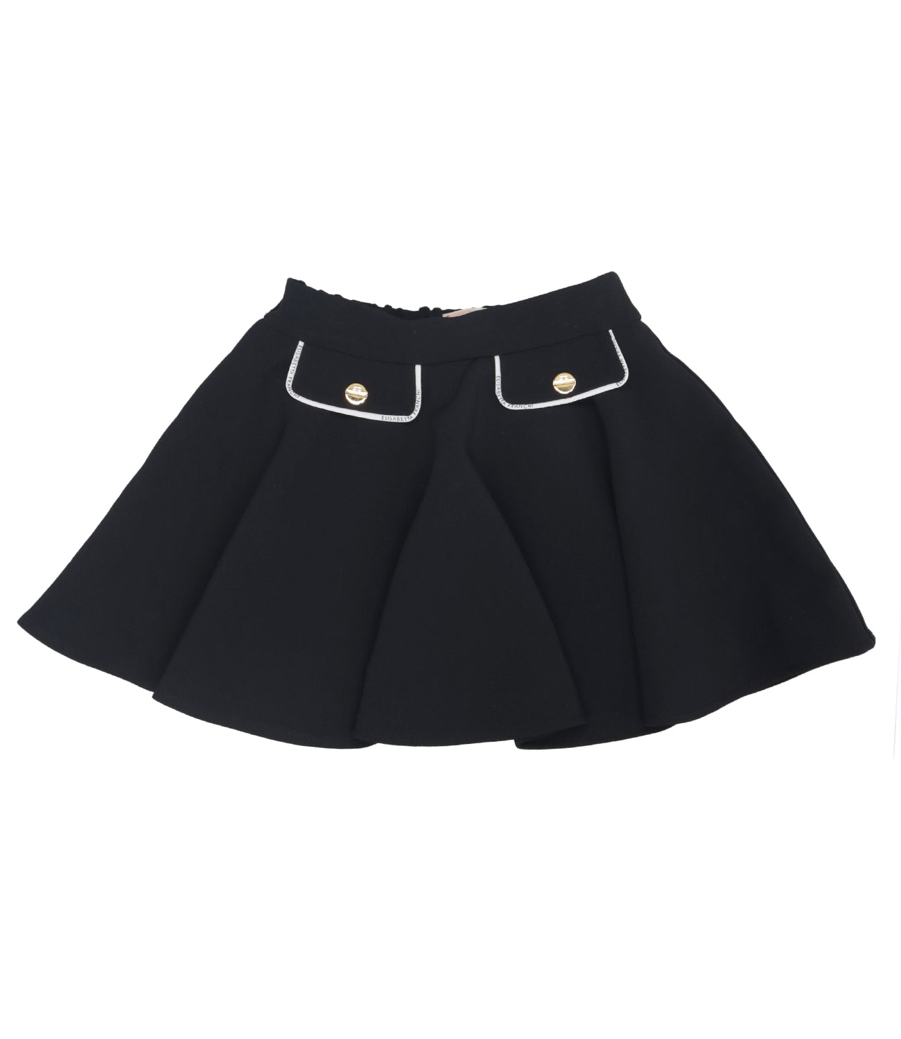 Elisabetta Franchi La Mia Bambina | Gonna Nero Avorio