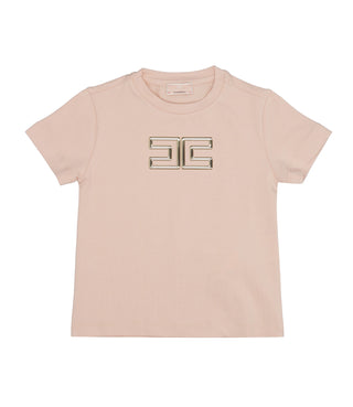Elisabetta Franchi La Mia Bambina | T-Shirt Rosa Oro