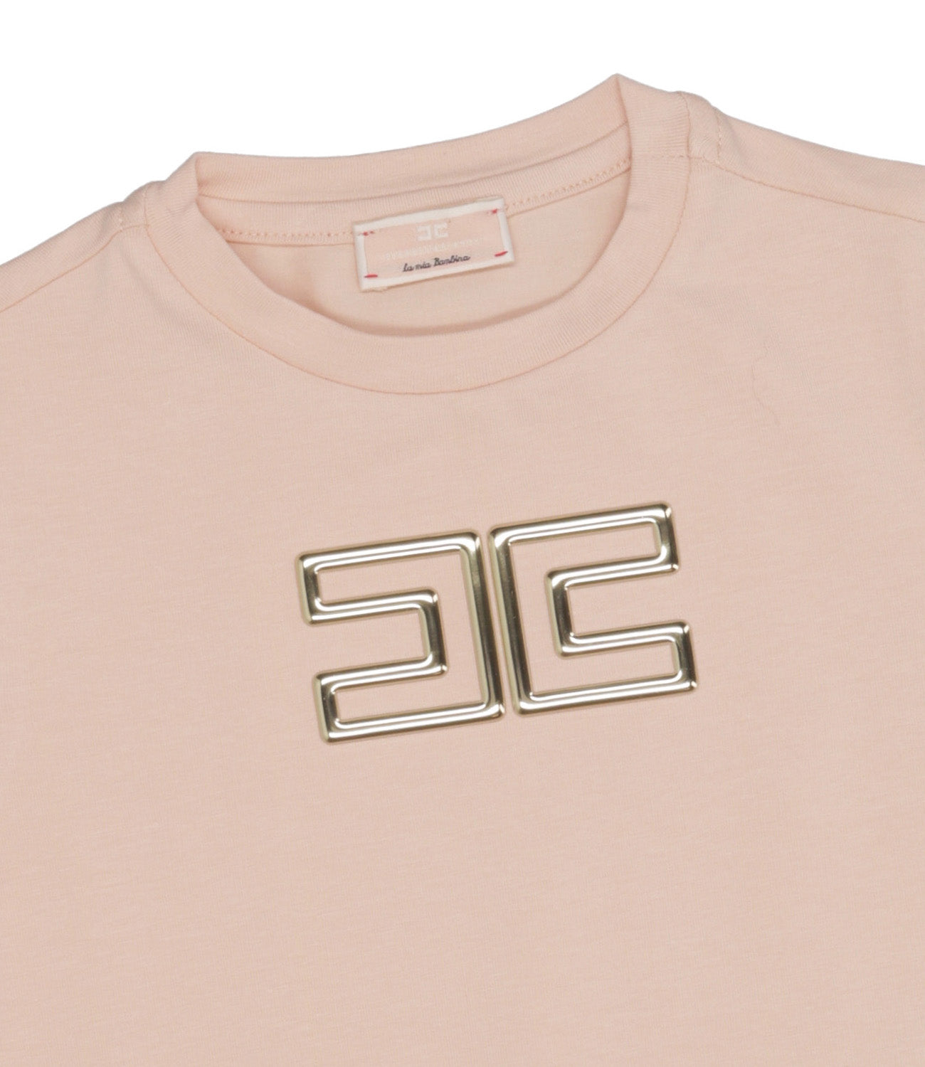Elisabetta Franchi La Mia Bambina | T-Shirt Rosa Oro