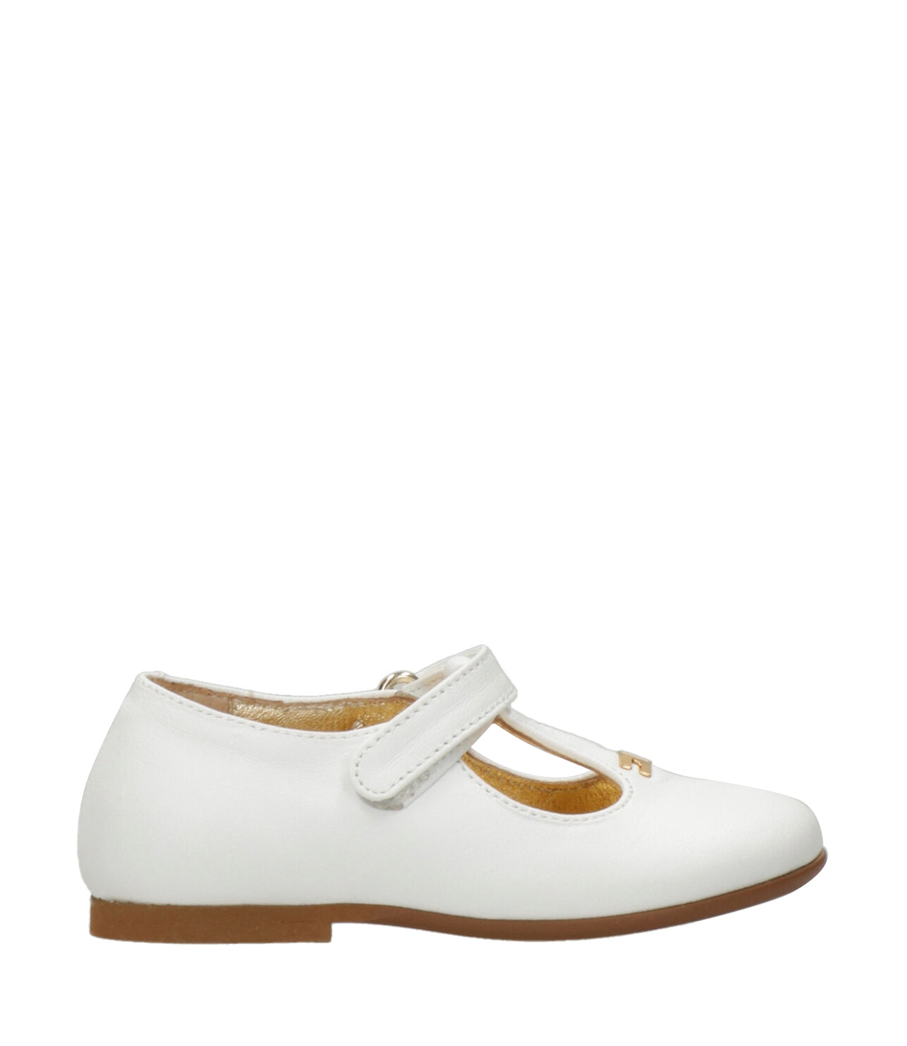 Elisabetta Franchi La Mia Bambina | Ballerina Avorio Oro