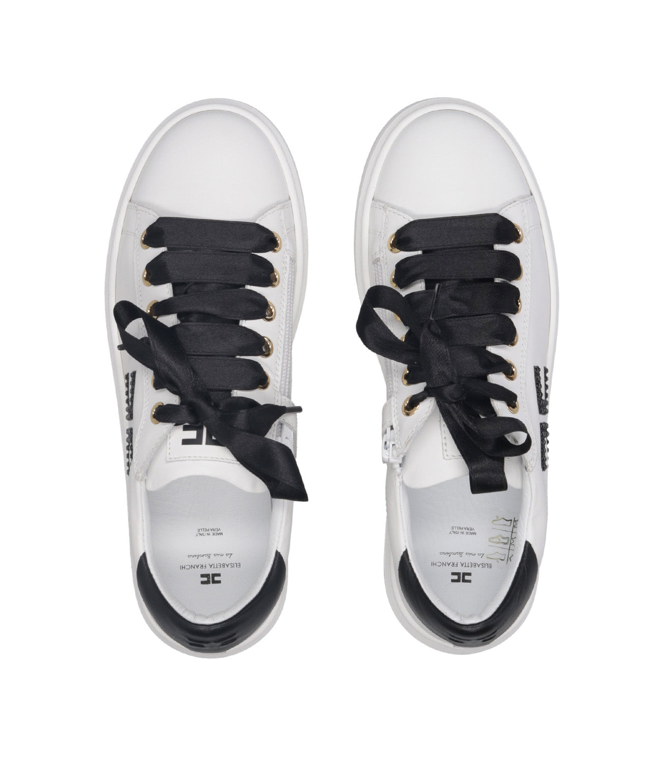 Elisabetta Franchi La Mia Bambina | Sneakers Bianco Nero