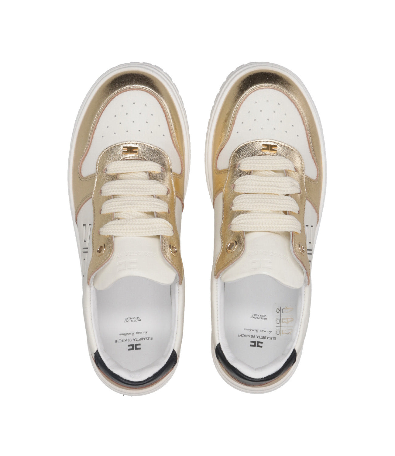 Elisabetta Franchi La Mia Bambina | Sneakers Oro Burro