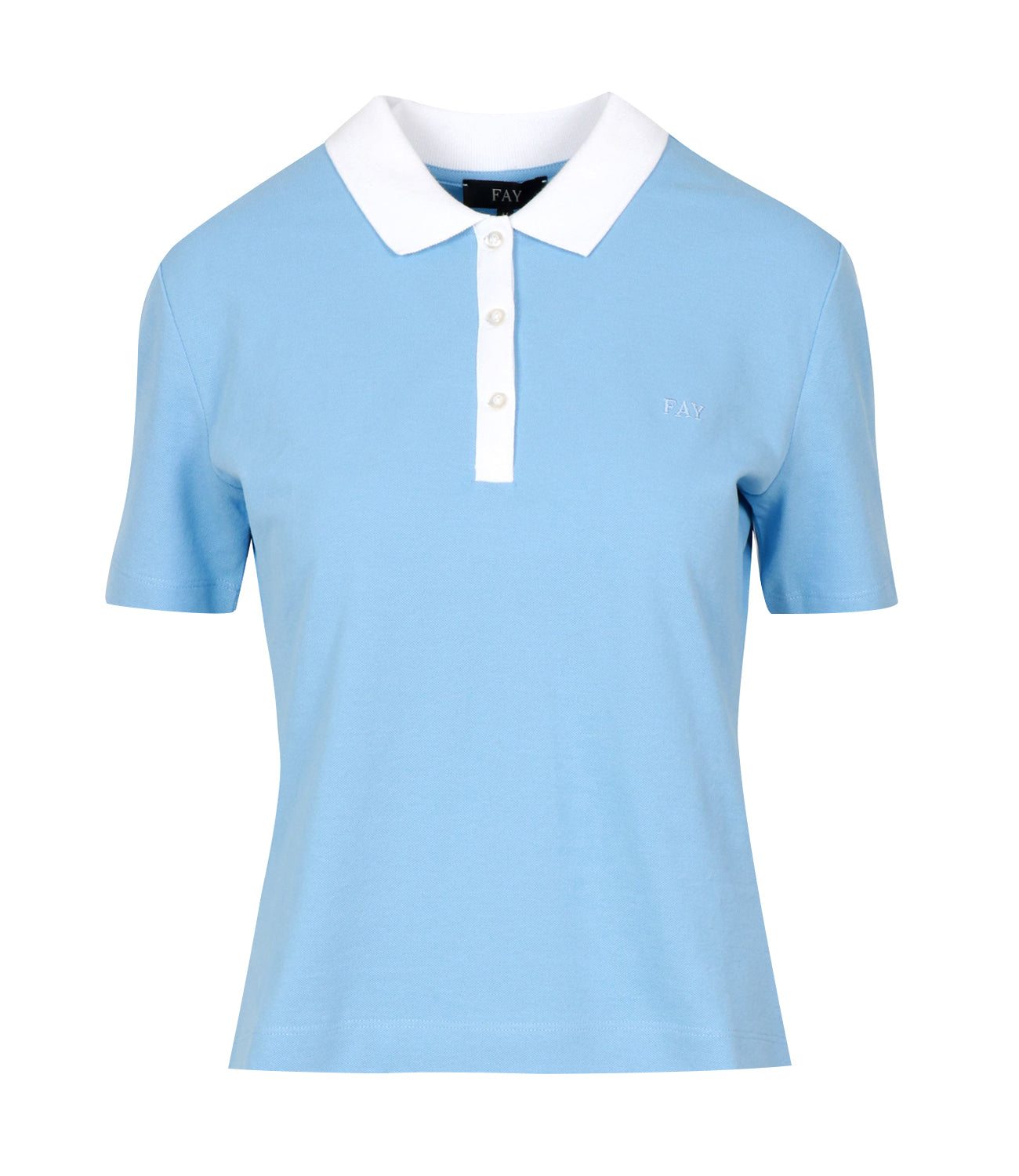 Fay | Polo Azzurro Bianco