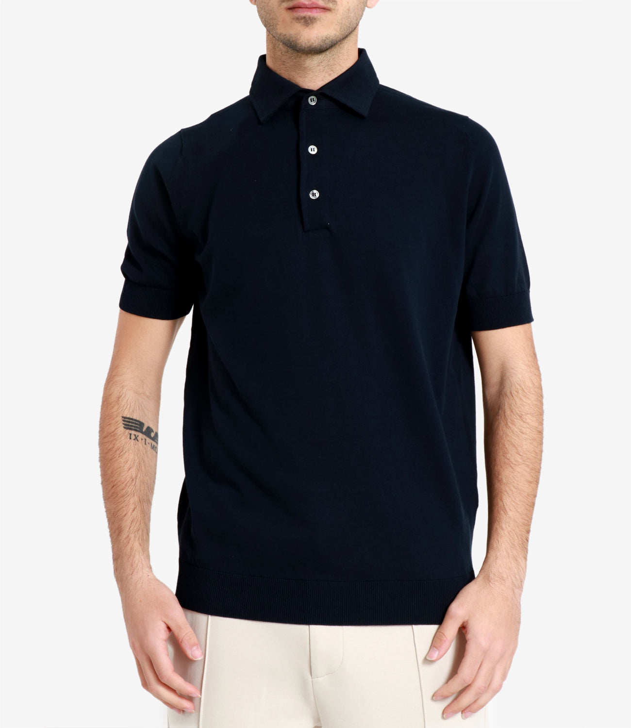 Filippo De Laurentiis | Polo Paramontura Blu navy