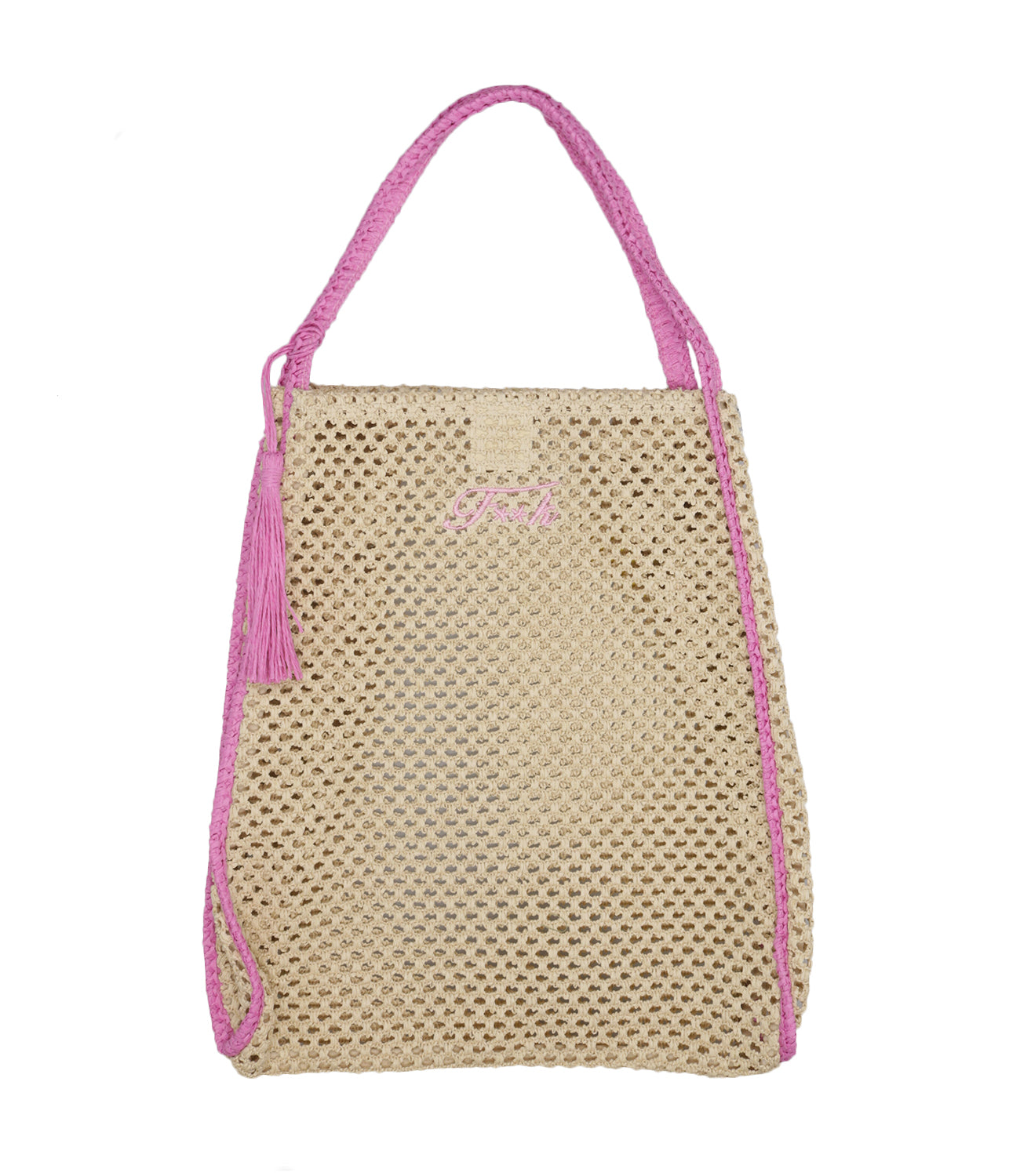 F**K Project | Borsa a Spalla Beige Fuxia