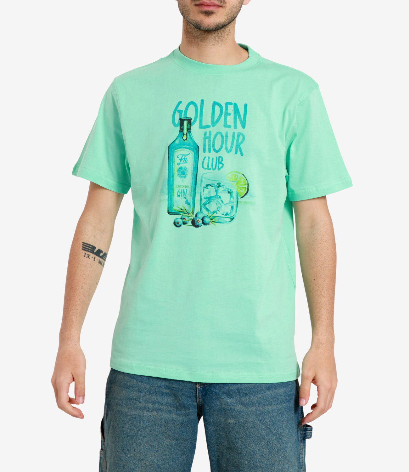 F**K Project | T-Shirt Verde acqua