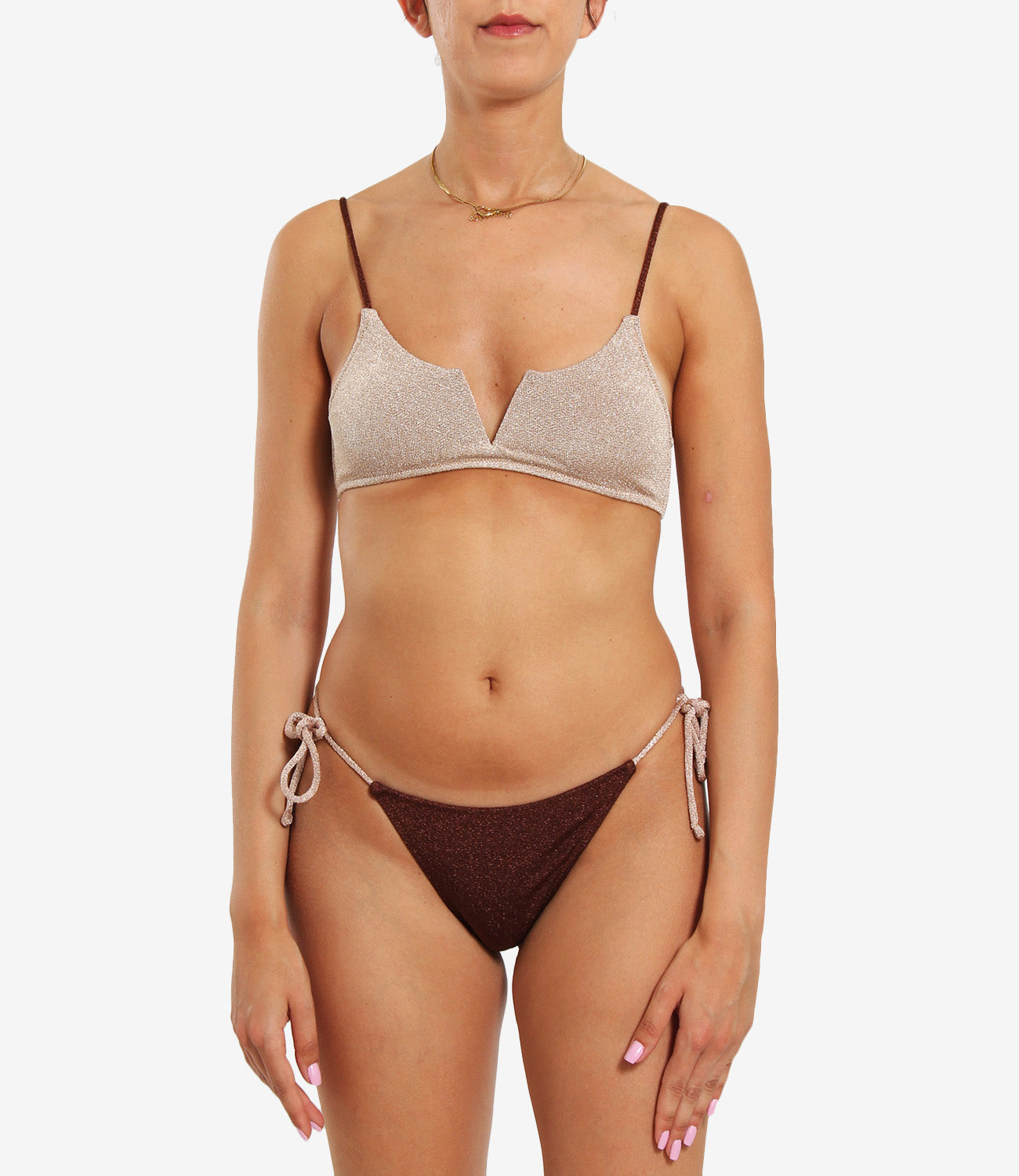 F**K Project | Costume Bikini Marrone Beige