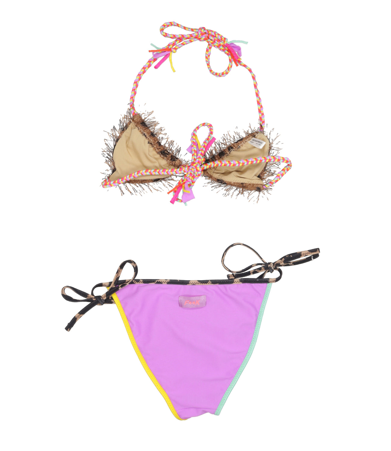 F**K Project Kids | Costume Bikini Maculato Rosa