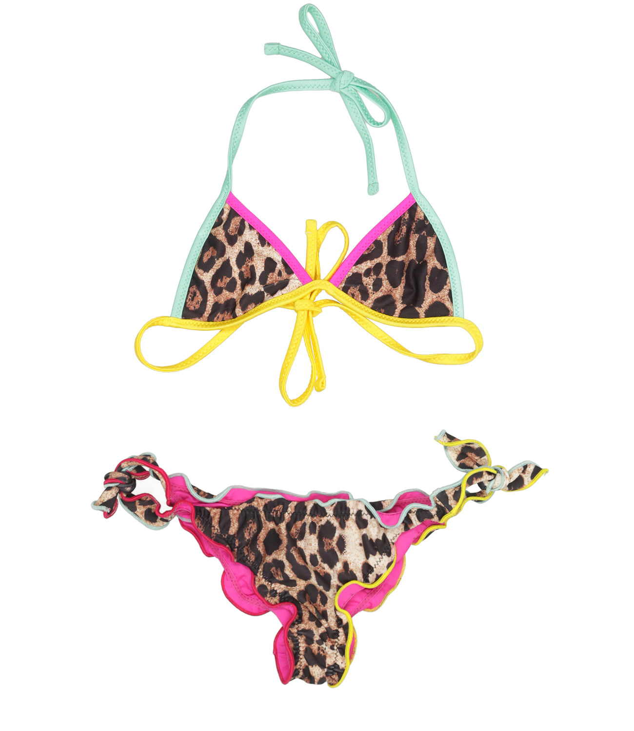 F**K Project Kids | Costume Bikini Maculato Rosa