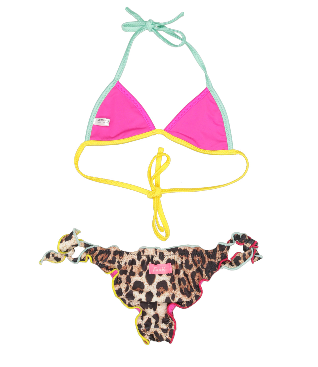 F**K Project Kids | Costume Bikini Maculato Rosa