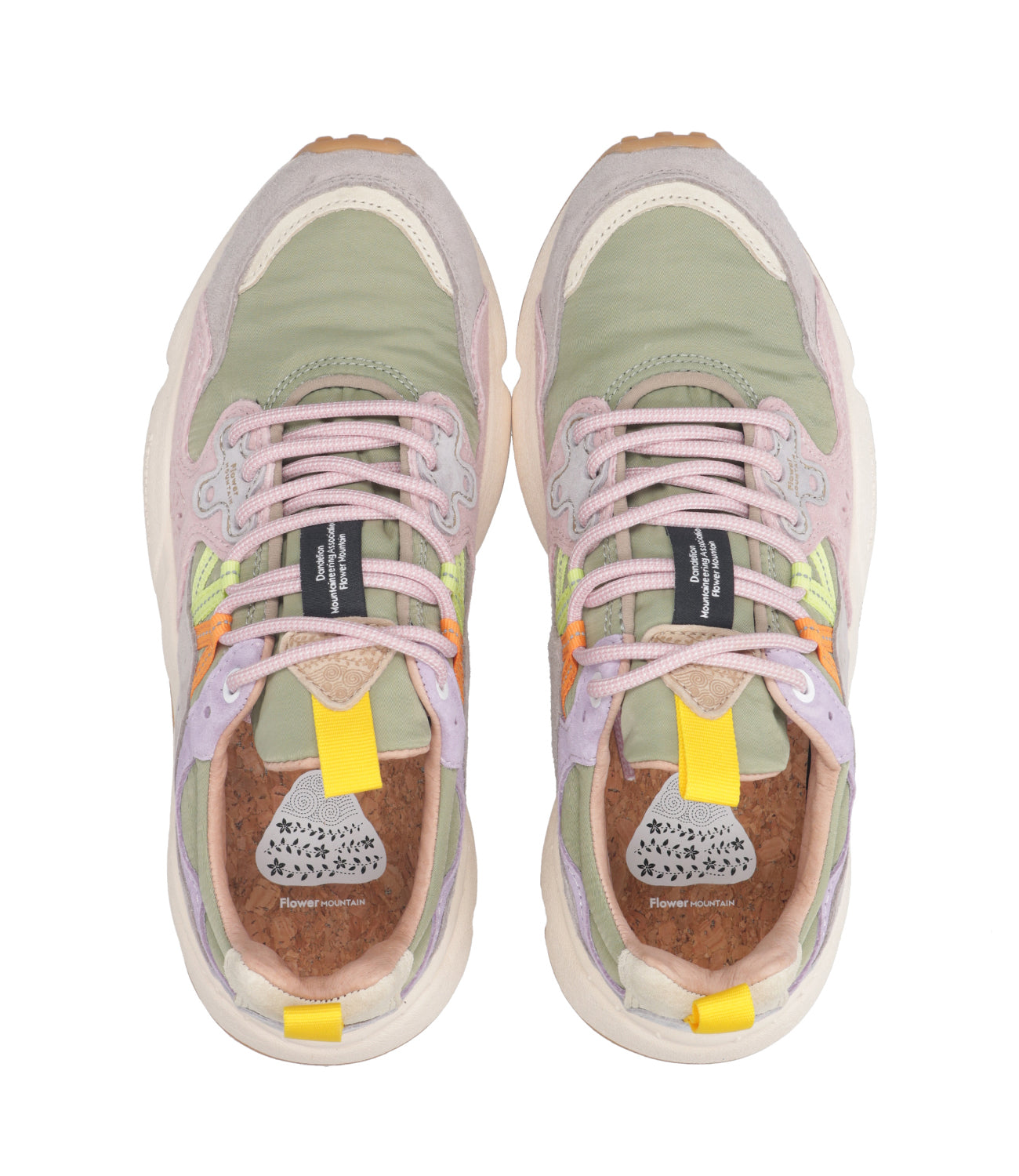 Flower Mountain | Sneakers Yamano 3 Grigio Militare e Cipria