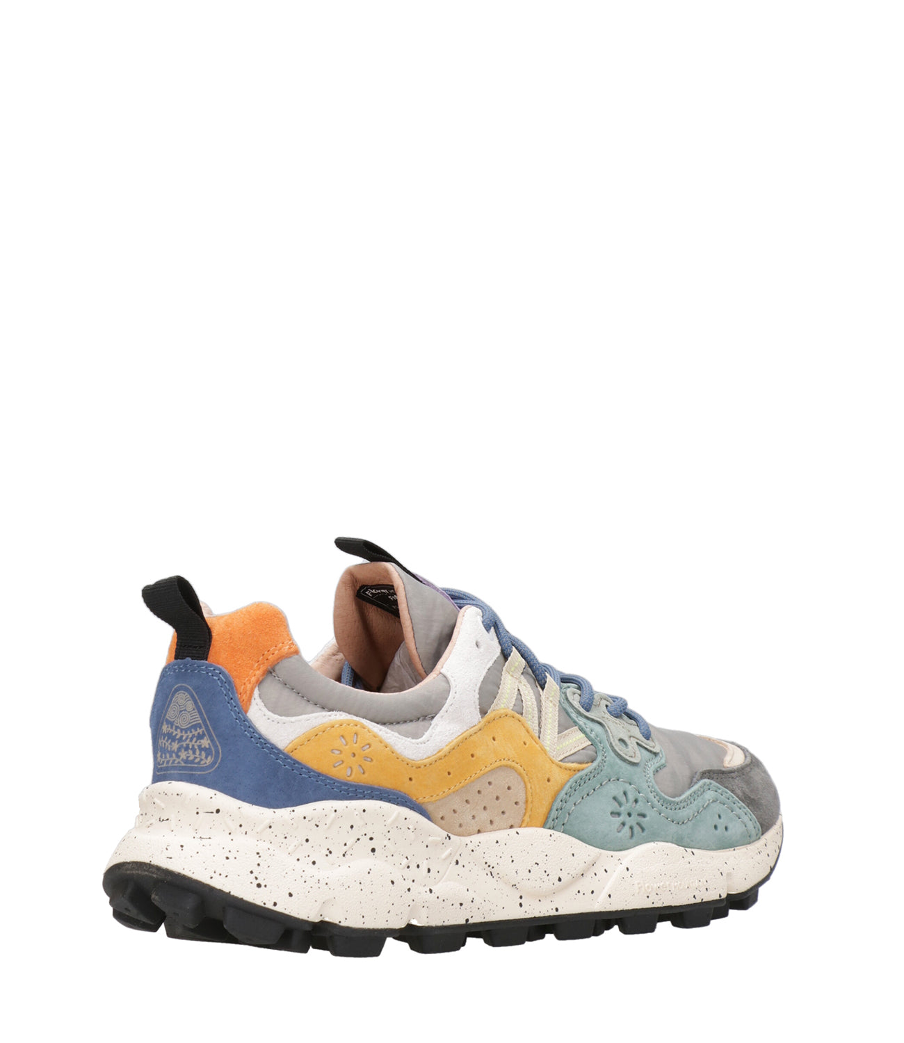 Flower Mountain | Sneakers Yamano 3 Grigio Petrolio Arancio