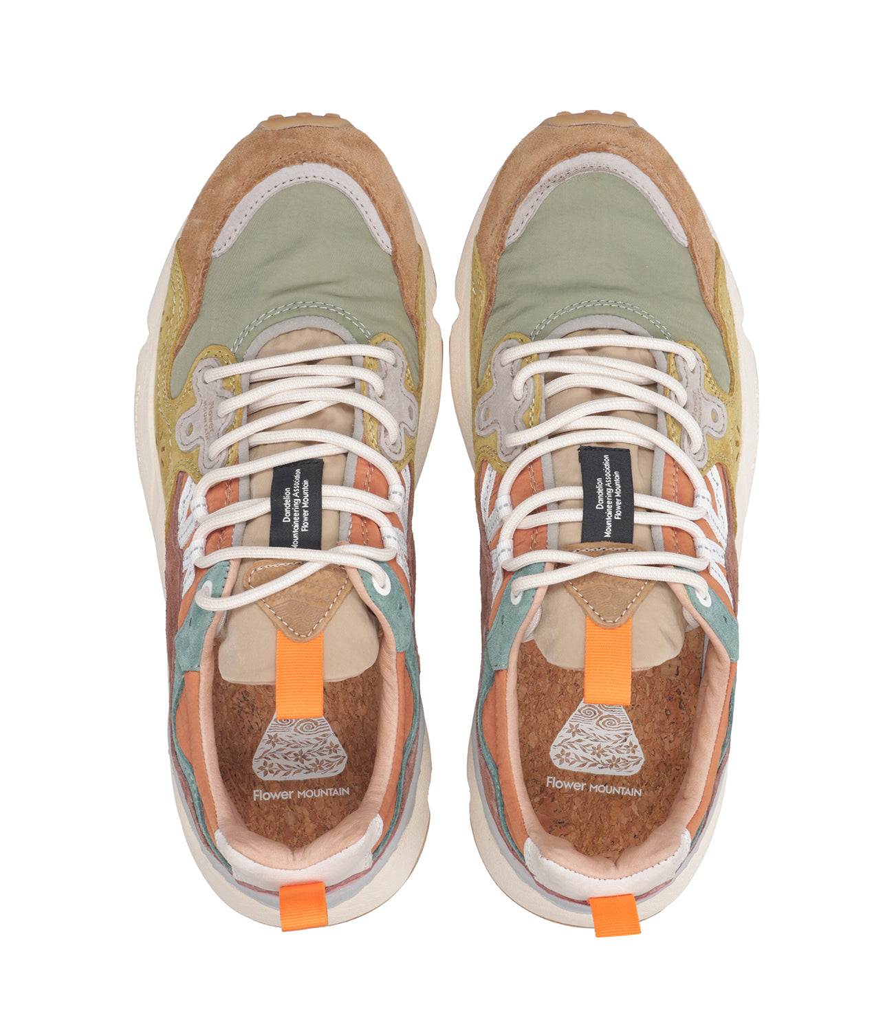 Flower Mountain | Sneakers Yamano 3 Marrone Taupe e Ocra