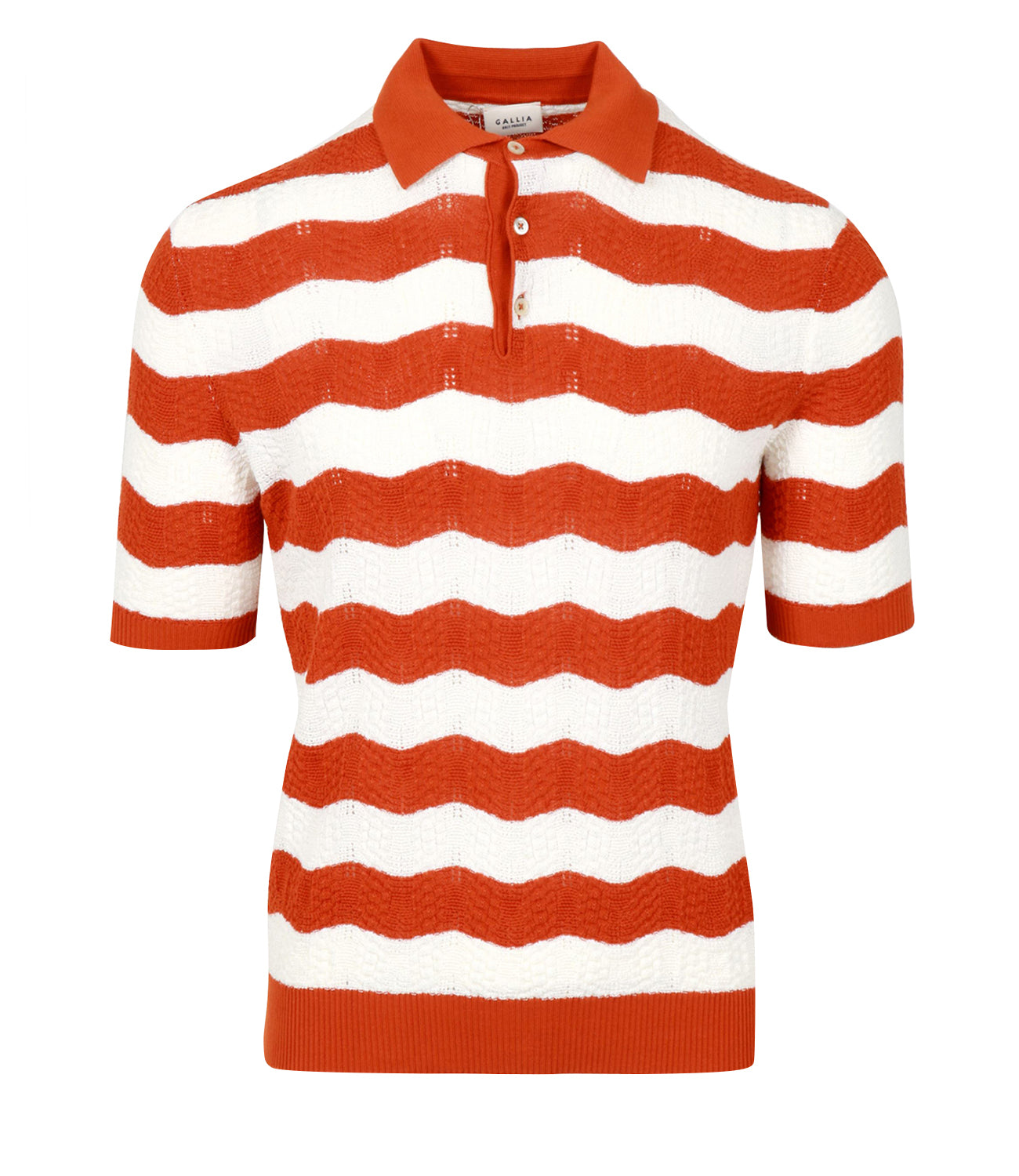 Gallia | Polo Meret Arancio Bianco