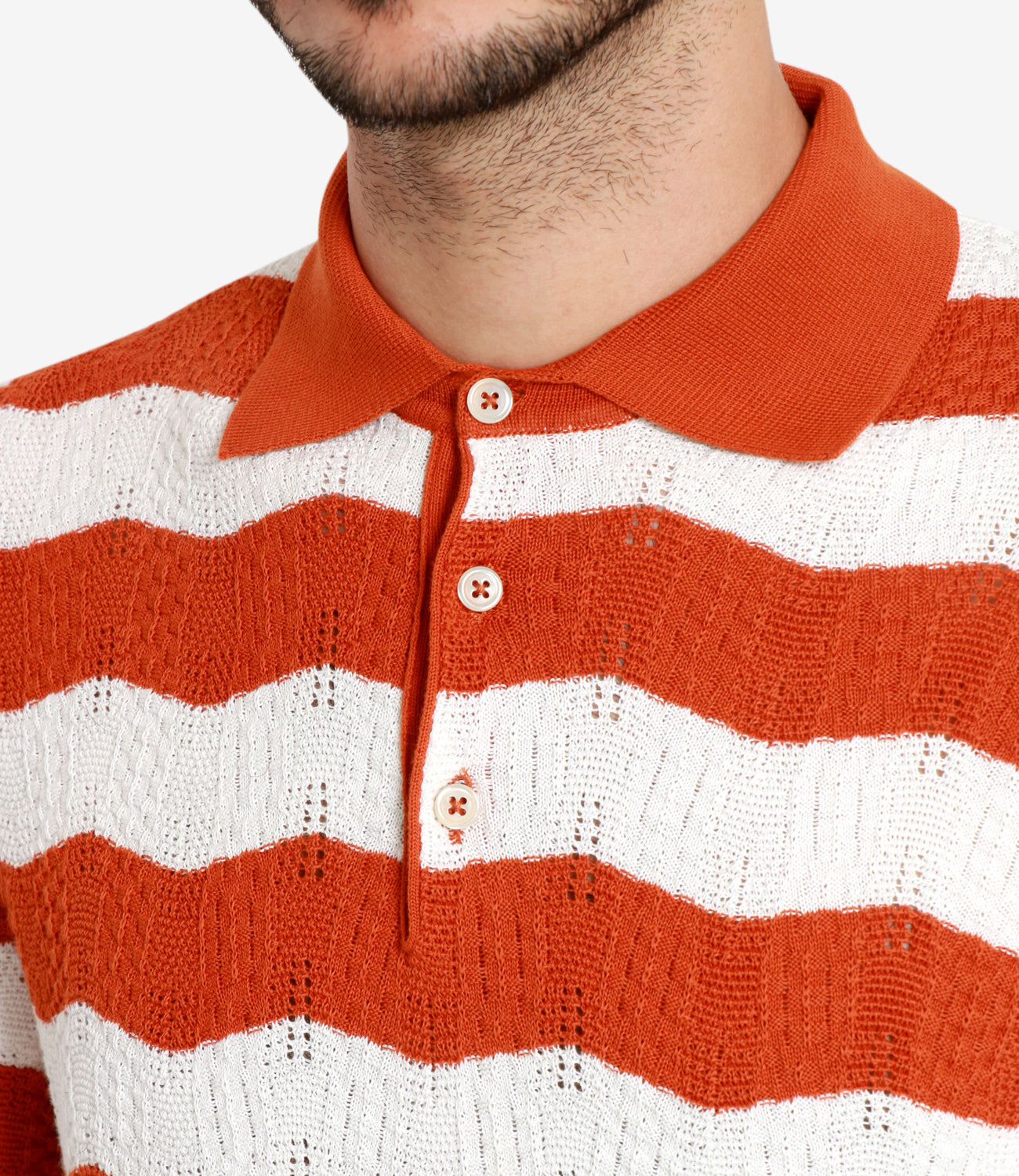 Gallia | Polo Meret Arancio Bianco