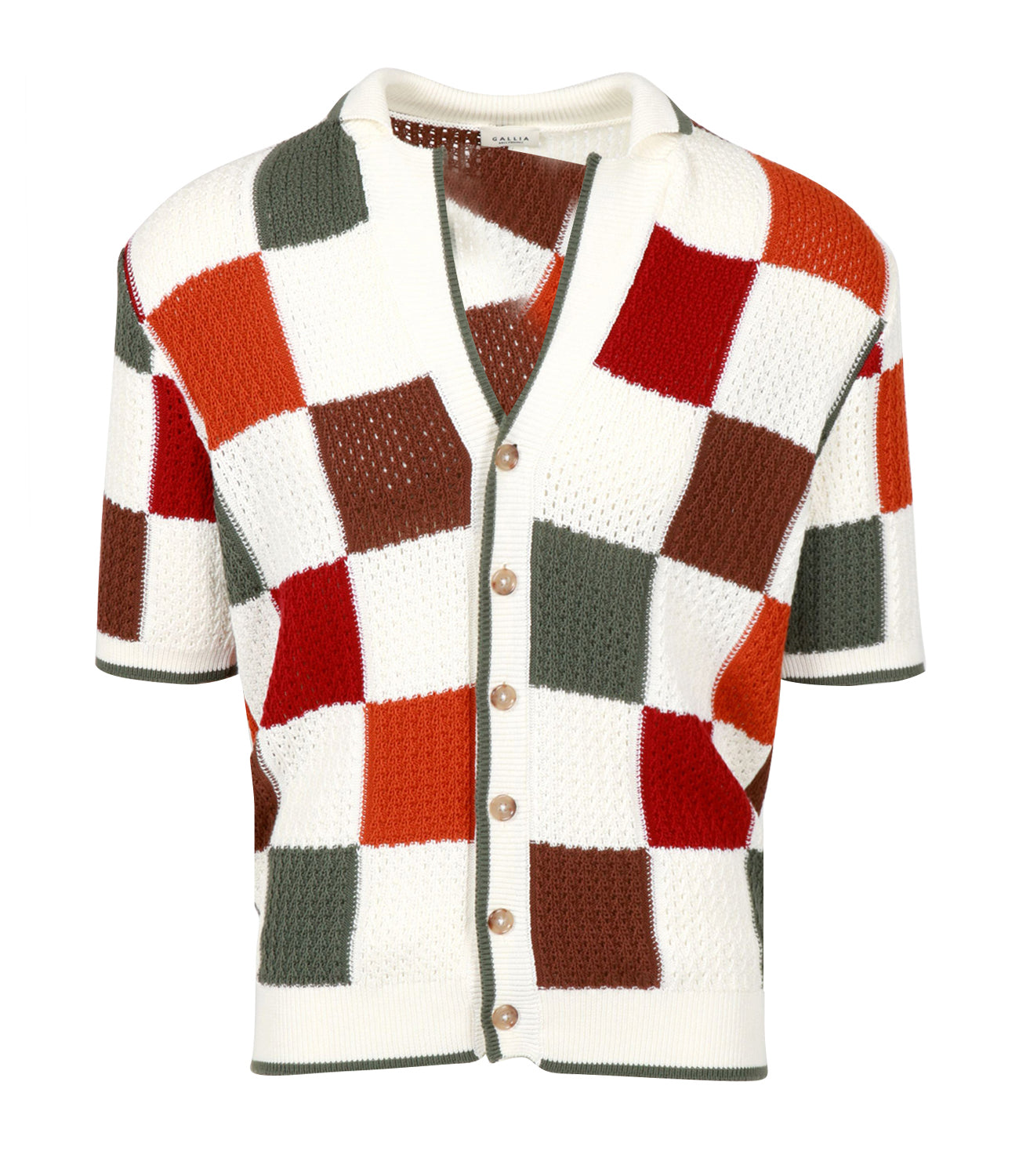 Gallia | Camicia Jacob Bianco Rosso