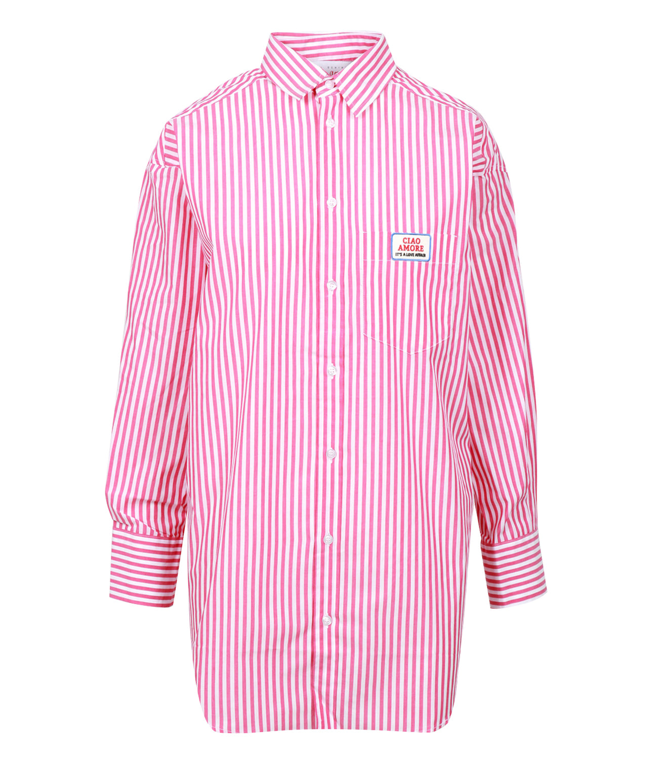 Giada Benincasa | Camicia Fuxia Bianco