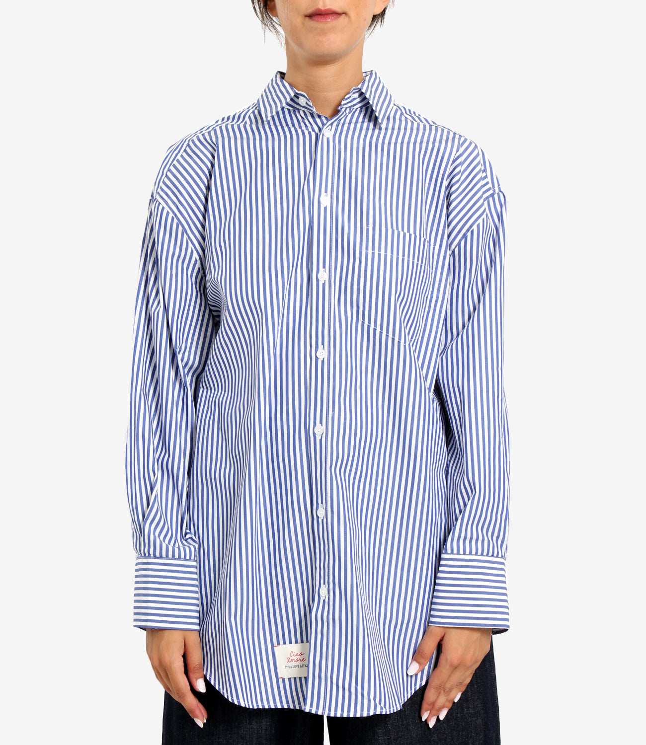 Giada Benincasa | Camicia Azzurro Bianco