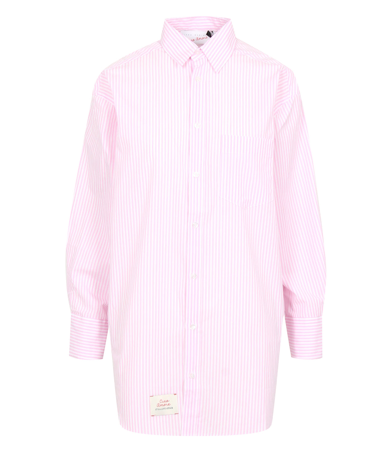 Giada Benincasa | Camicia Rosa Bianco