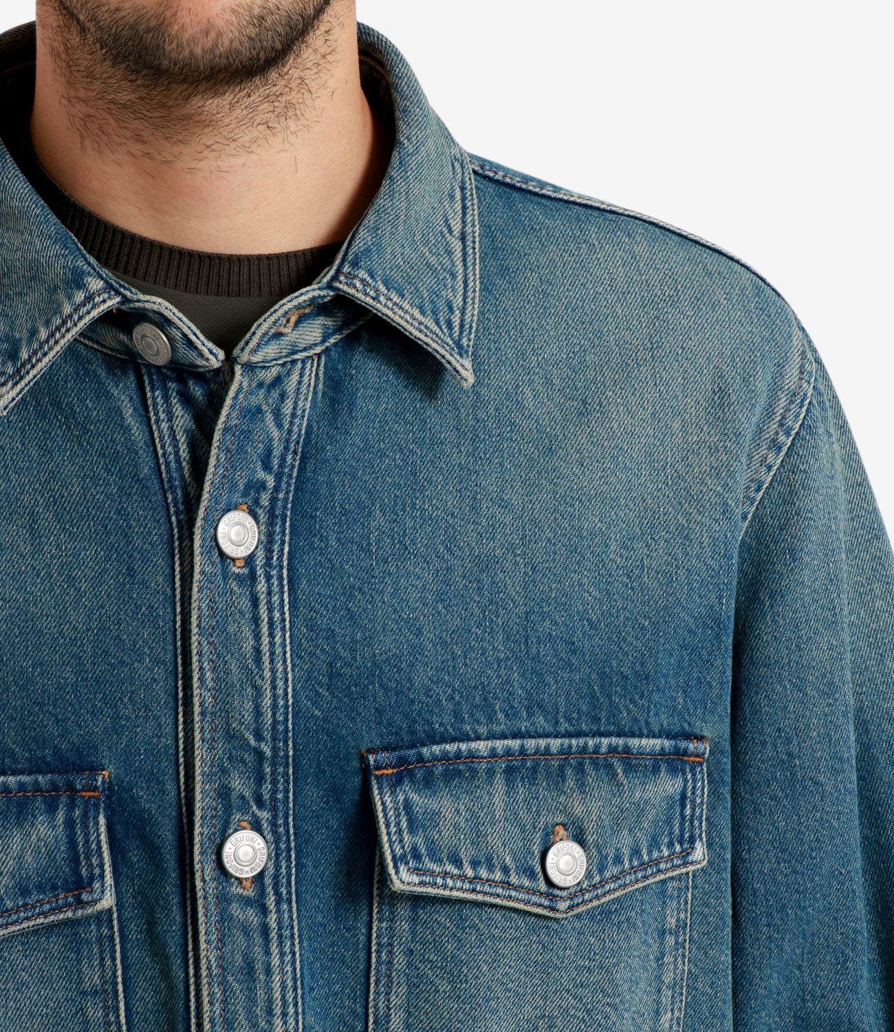 Grifoni | Camicia Denim blu