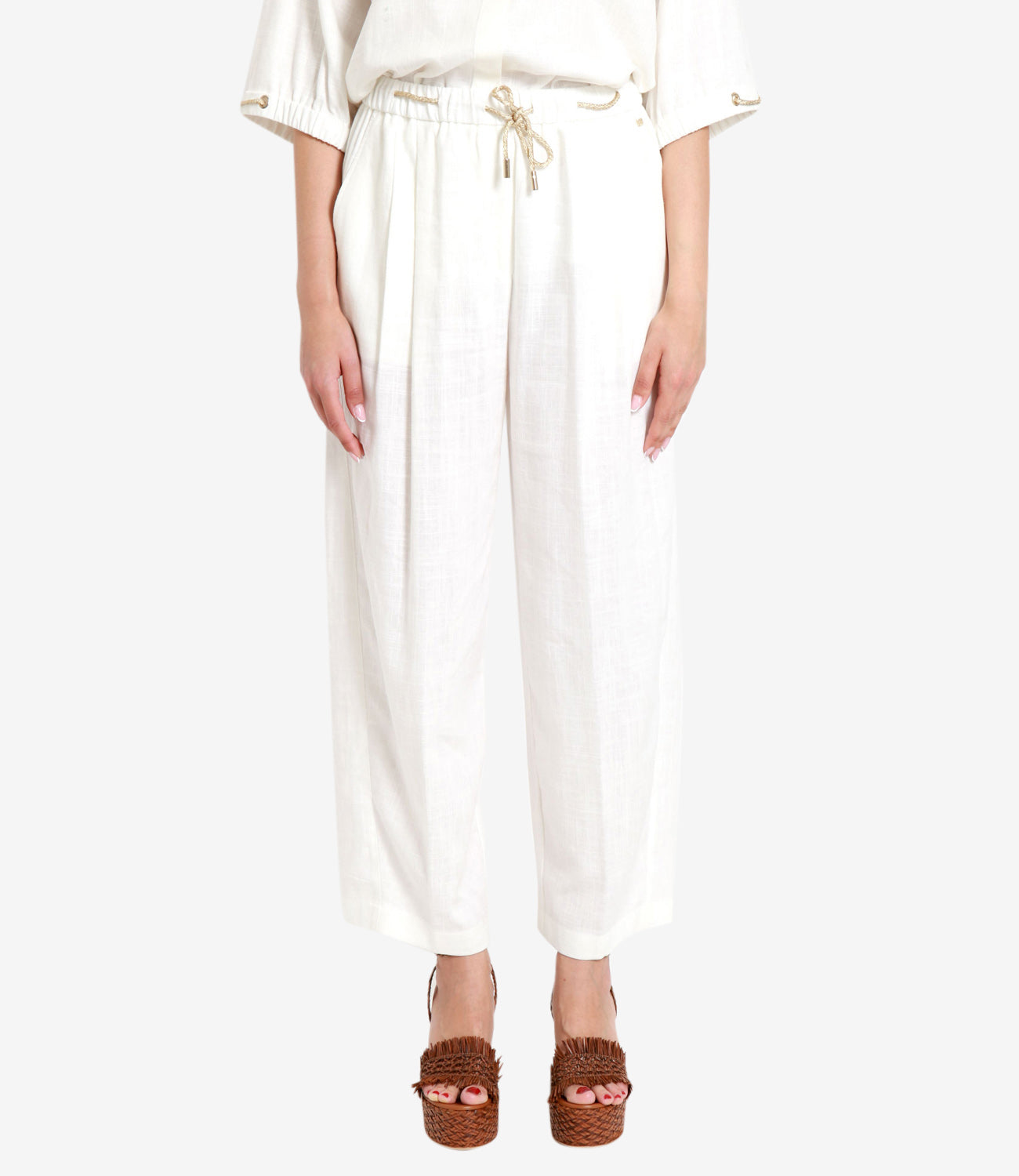 Herno | Pantalone Bianco