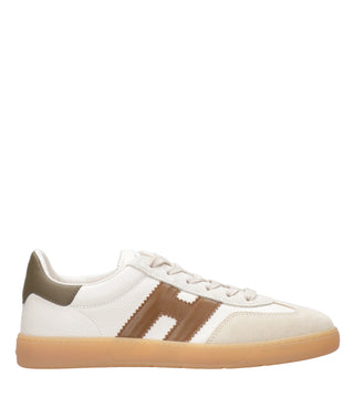 Hogan | Sneakers Cool Allacciato Avorio e Marrone