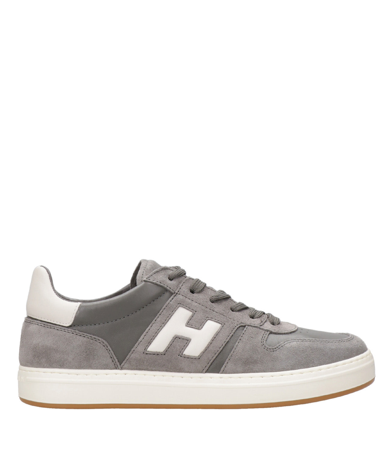Hogan | Sneakers H668 Allacciato H Grigio e Bianco