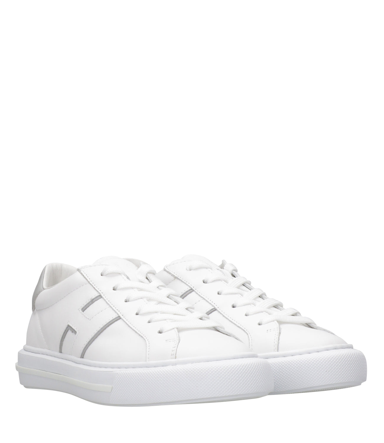 Hogan | Sneakers H691 Allacciato H Bianco e Ghiaccio