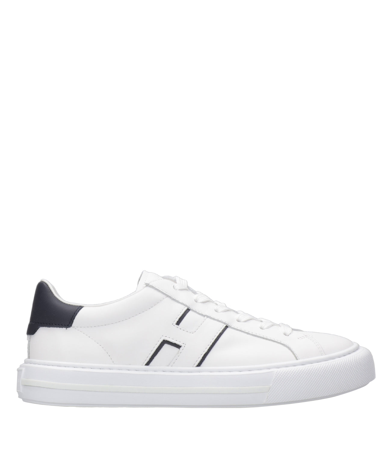 Hogan | Sneakers H691 Allacciato H Bianco e Blu notte