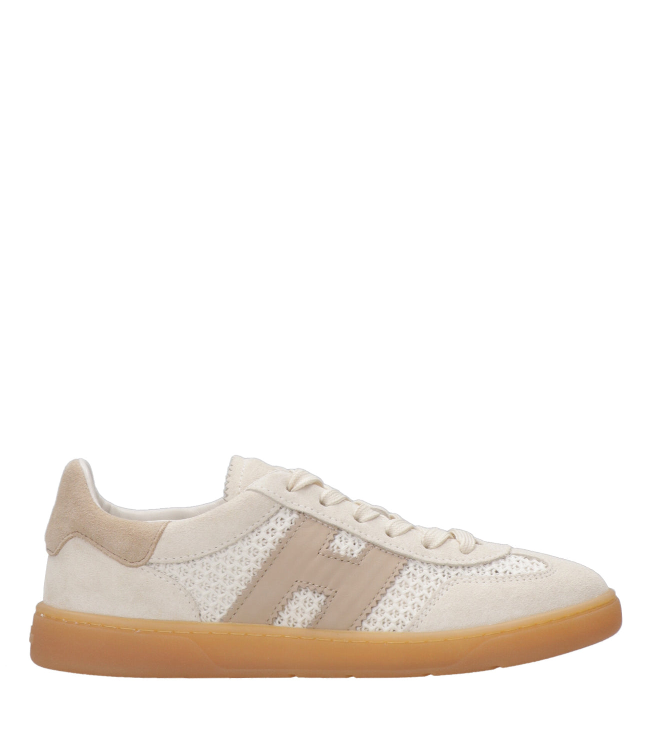Hogan | Sneakers Hogan Cool Allacciato H Bianco Beige