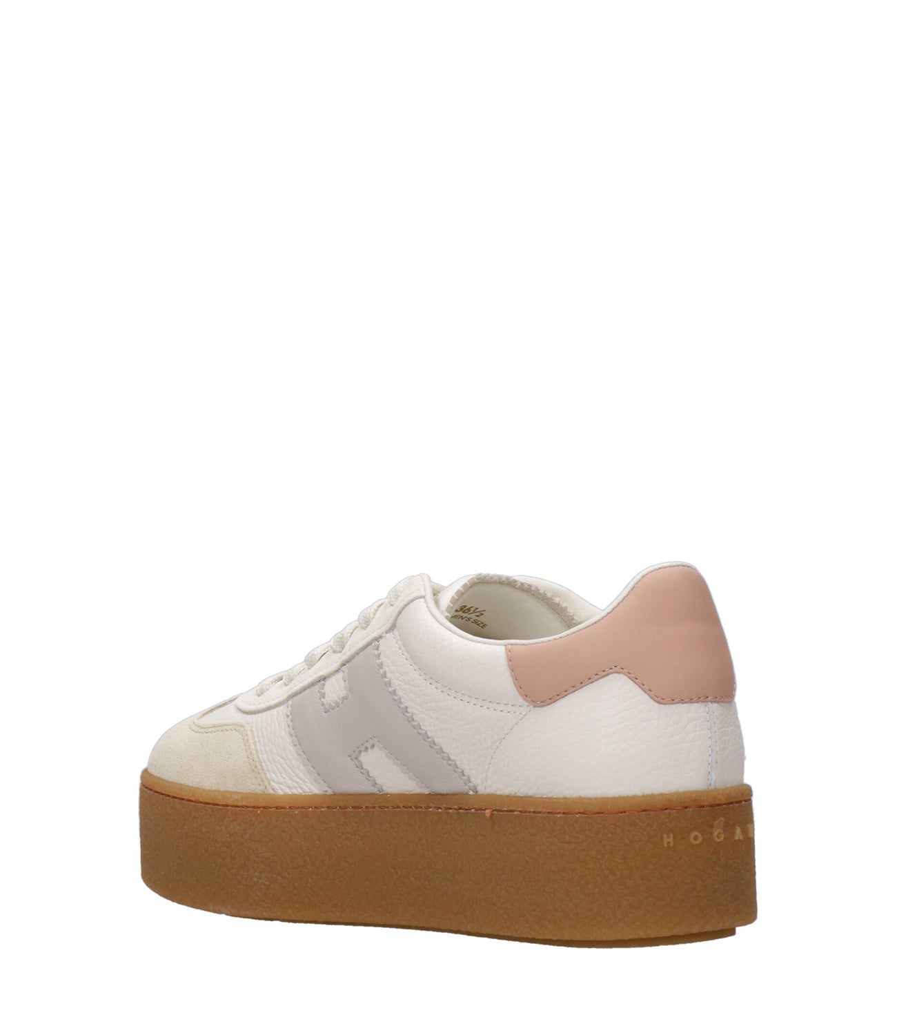 Hogan | Sneakers H698 Allacciato H Avorio e Rosa