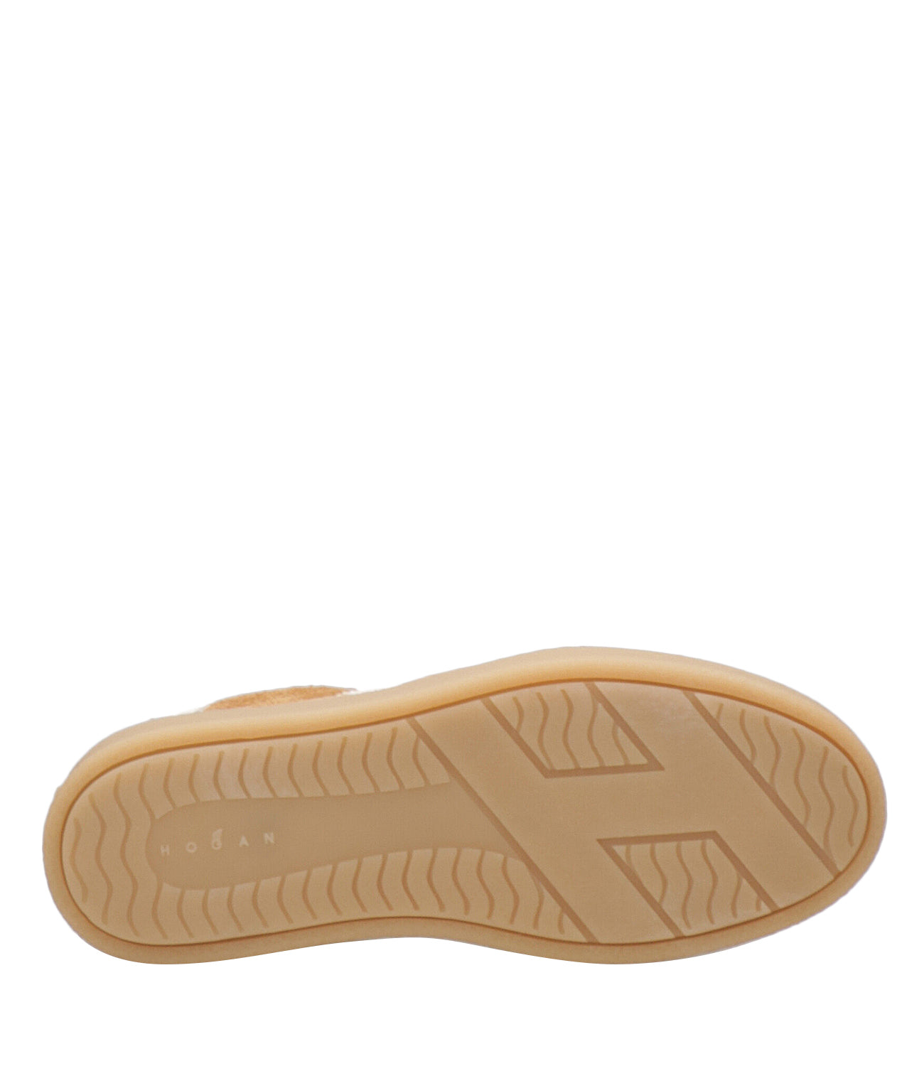 Hogan | Sneakers H698 Allacciato H Cammello e Bianco