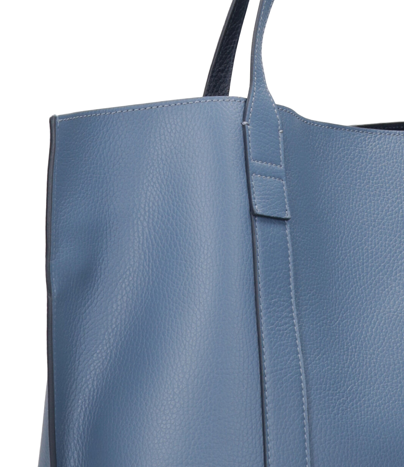 Hogan | Borsa a Spalla Script Shopping Media Polvere e Blu