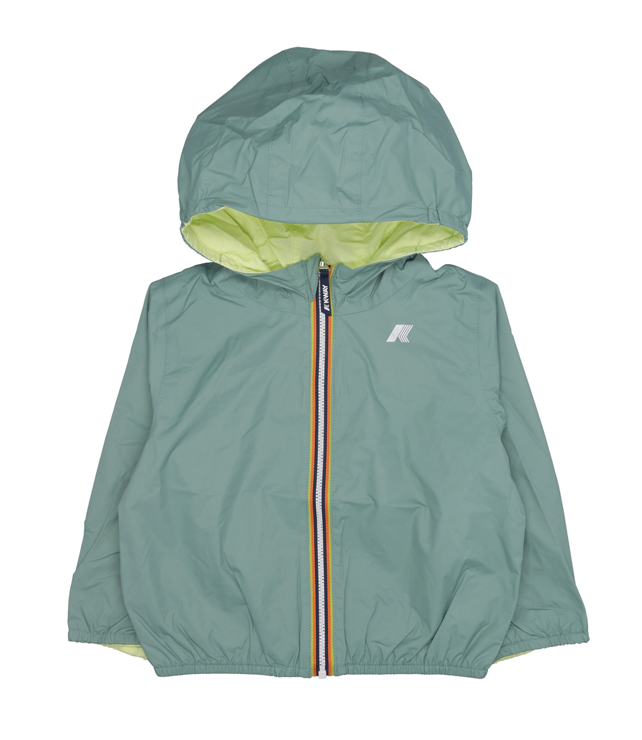 K-Way Kids | Giubbotto E. Jake Plus.2 Double Verde Giallo
