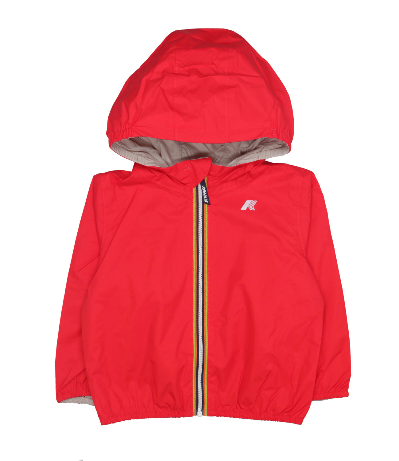 K-Way Kids | Giubbotto E. Jake Plus.2 Double Rosso Beige