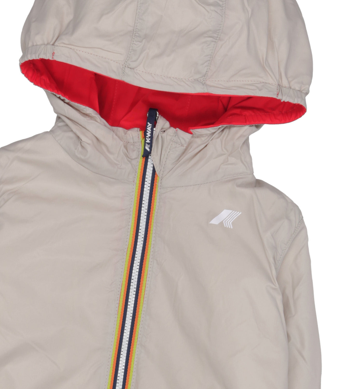 K-Way Kids | Giubbotto E. Jake Plus.2 Double Rosso Beige