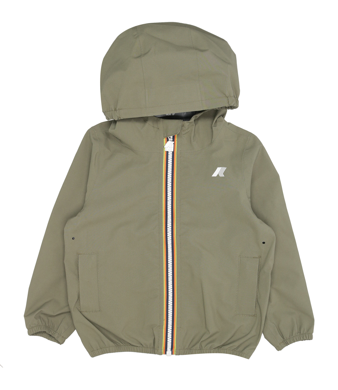 K-Way Kids | Giubbotto P. Jack Stretch Dot Verde militare
