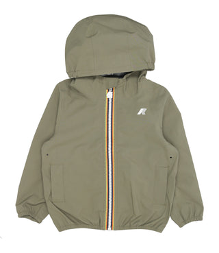 K-Way Kids | Giubbotto P. Jack Stretch Dot Verde militare