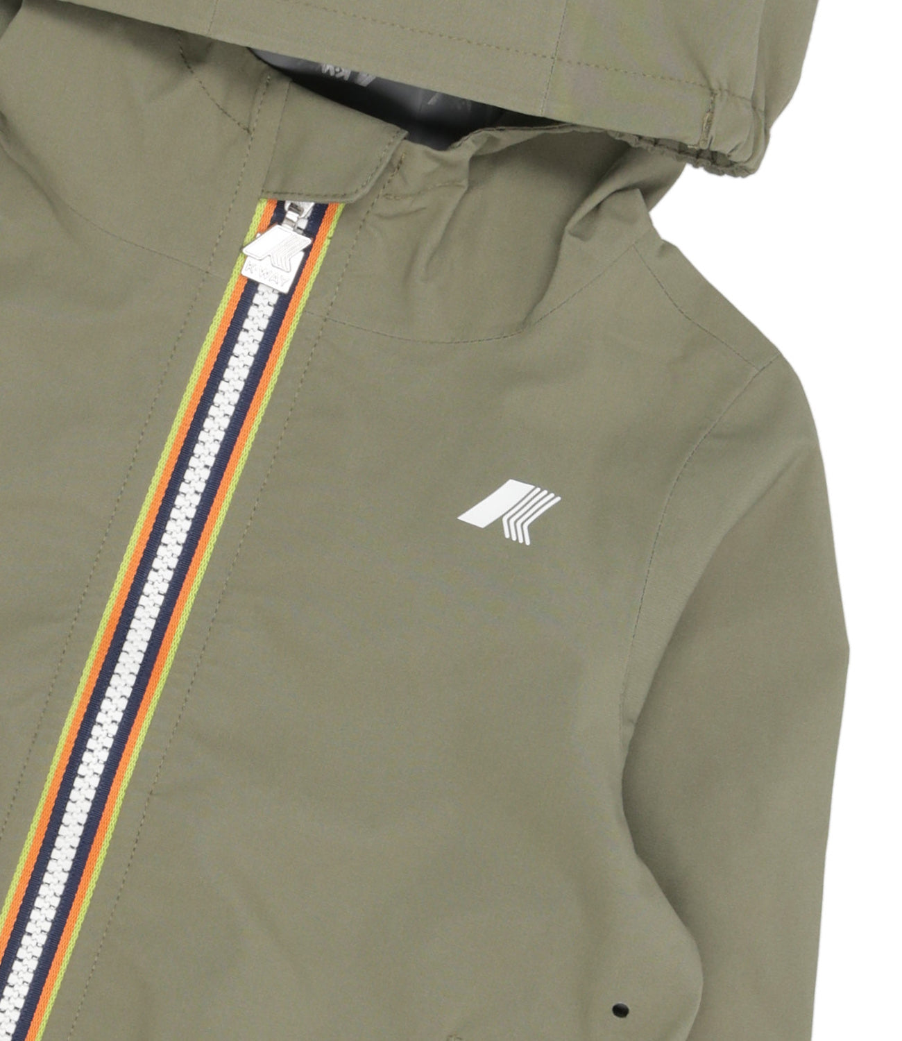 K-Way Kids | Giubbotto P. Jack Stretch Dot Verde militare