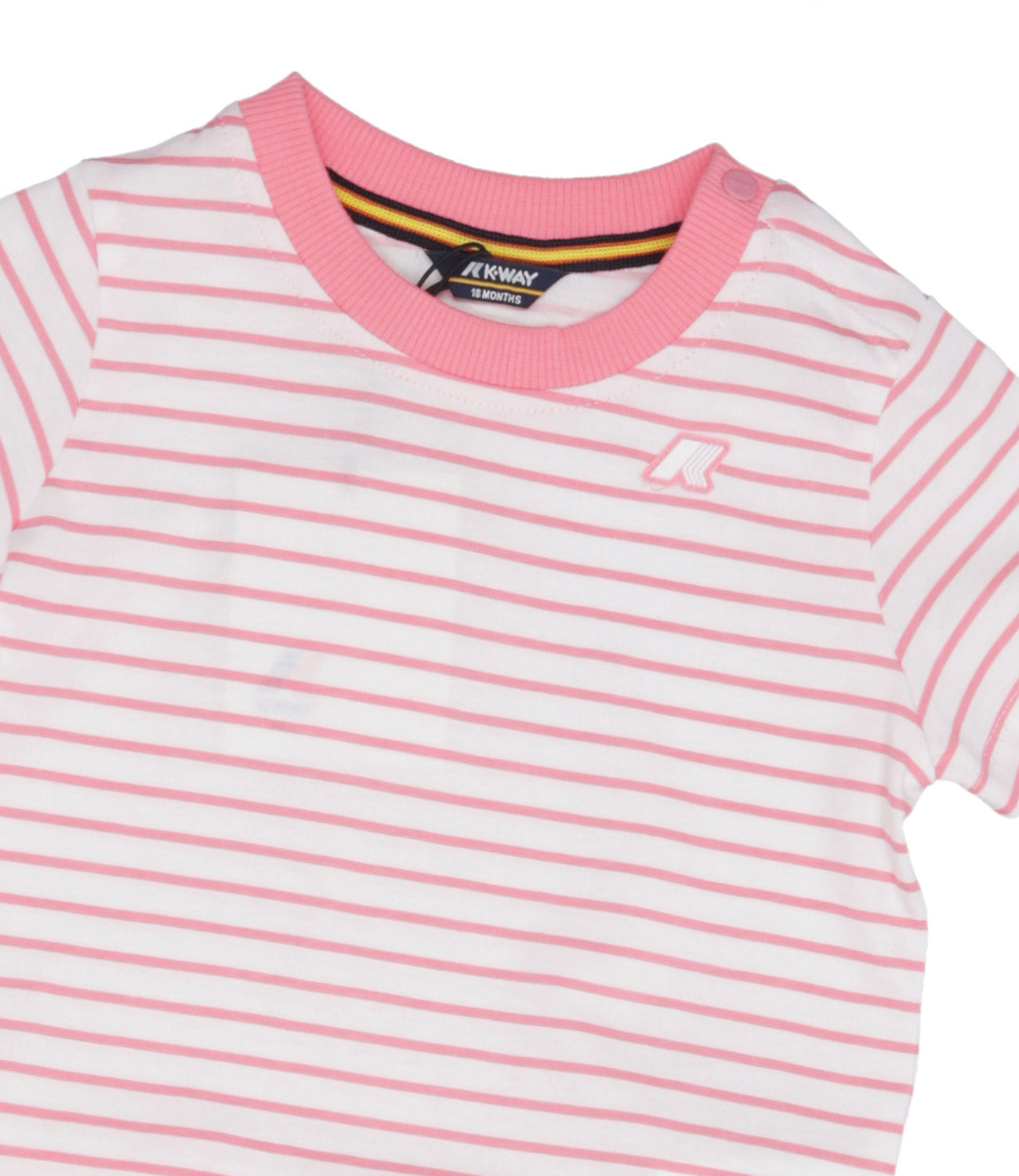 K-Way Kids | Set Felpa Pantalone E. Pete Bianco Rosa