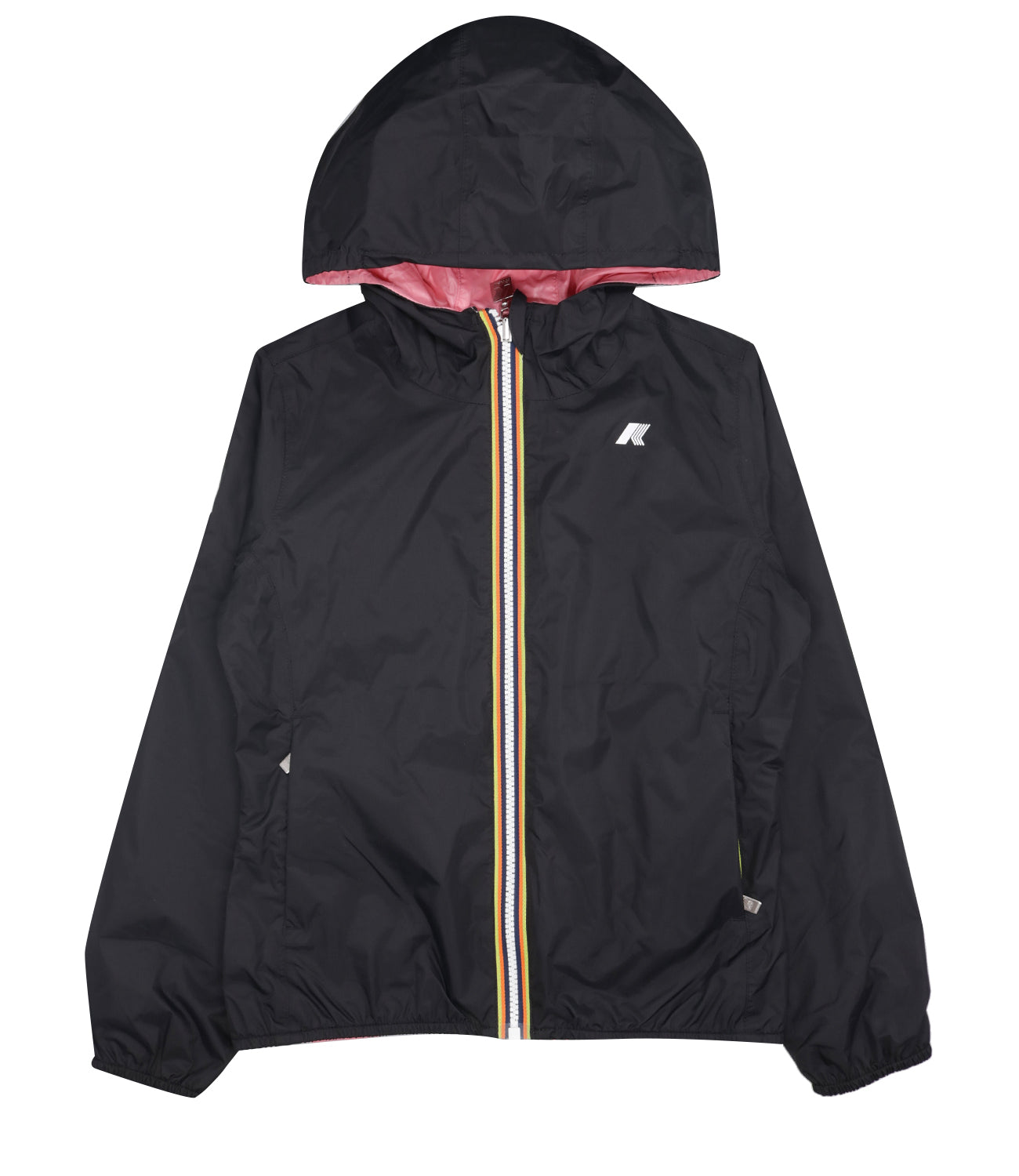 K-Way Kids | Giubbotto P. Lily Plus.2 Double Nero Rosa
