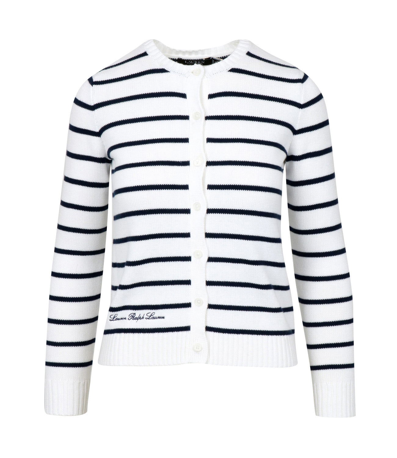 Lauren Ralph Lauren | Cardigan Ralhan Bianco Blu navy