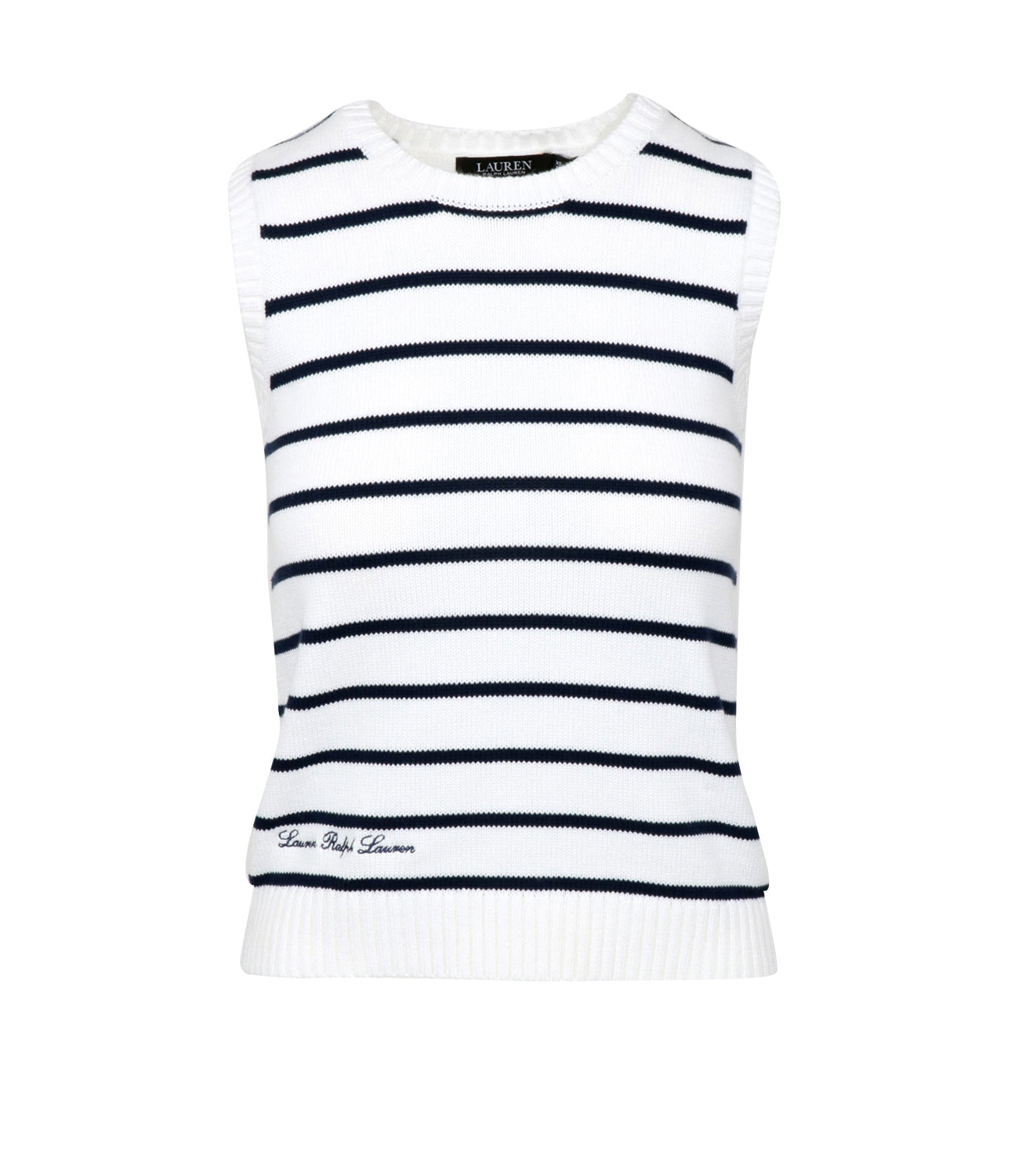 Lauren Ralph Lauren | Gilet Plovelt Bianco Blu navy