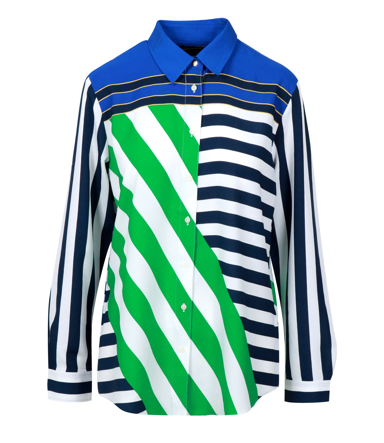 Lauren Ralph Lauren | Camicia Jamelko Blu Navy Bianco Verde